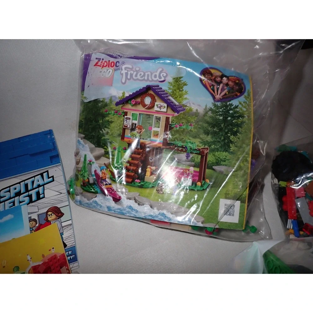 LEGO City Friends Classic Bulk Lot Mixed Sets Manuals Vehicles Minifigures